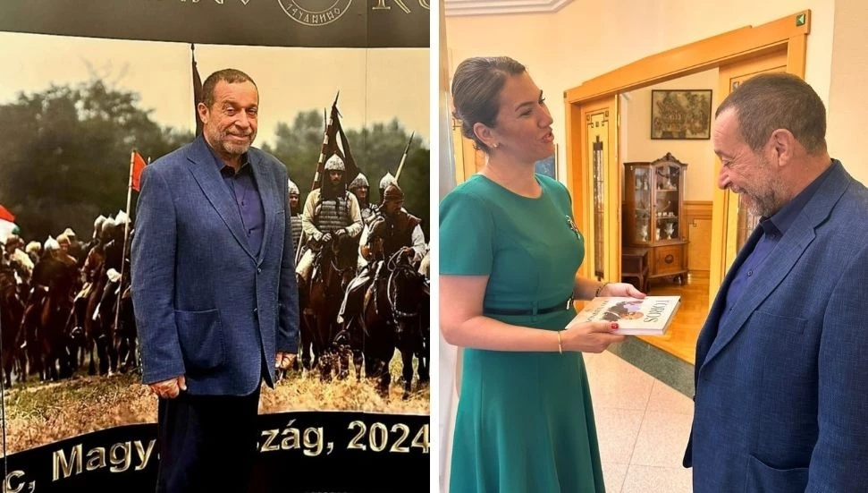 Serdar Denktaş, daimi KKTC delegesi olarak Macaristan Turan Kurultayı’nda