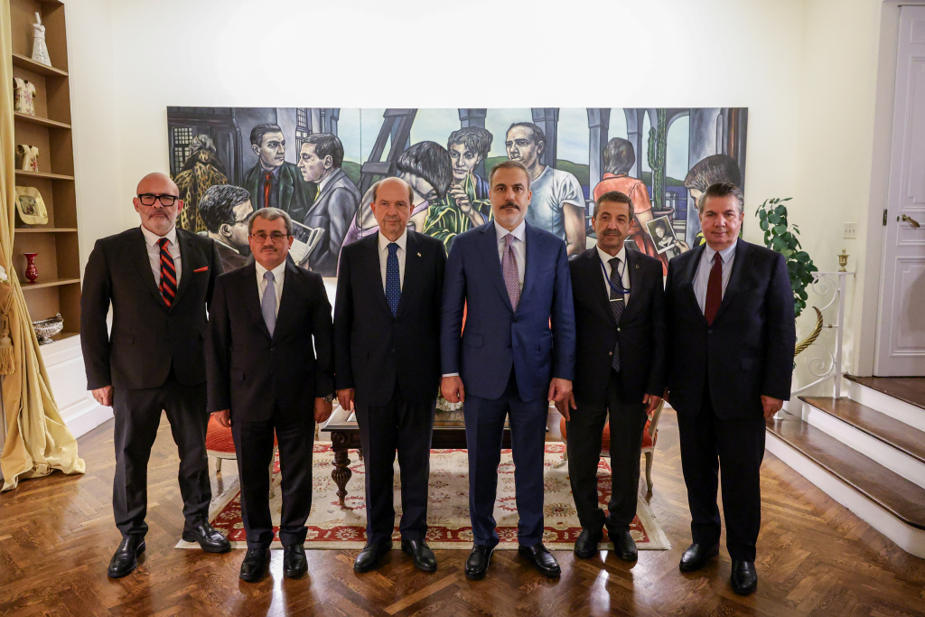 Cumhurbaşkanı Tatar, Fidan ve Ertuğruloğlu ile bir araya geldi