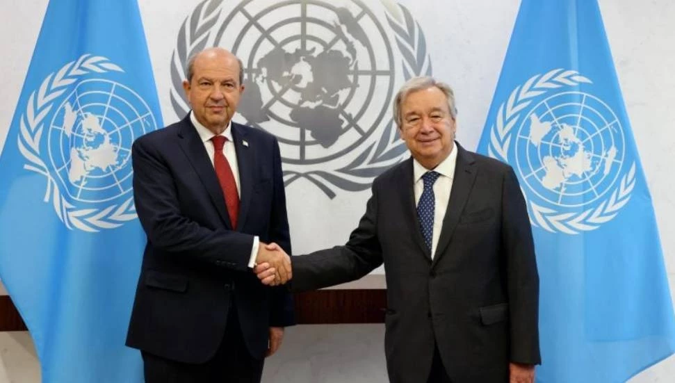 Cumhurbaşkanı Tatar ile Antonio Guterres’in görüşmesi yarın 18.30’da