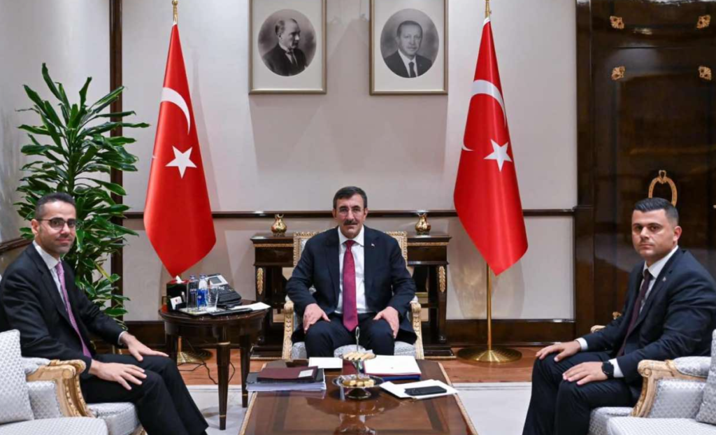 Cevdet Yılmaz, Büyükelçi Yasin Ekrem Serim’i kabul etti