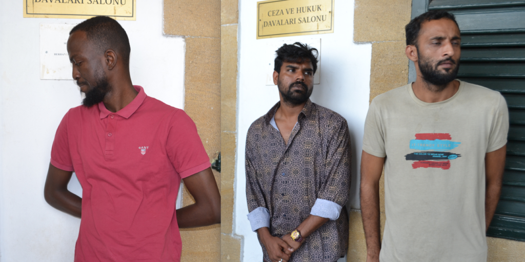 Üç Kaçak Zanlı Mahkemeye Çıkarıldı!
