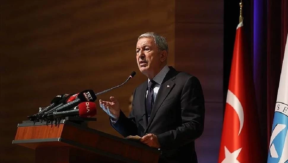 Hulusi Akar’dan AB’ye: Kıbrıs’ta iki devletli çözümü kabullenin