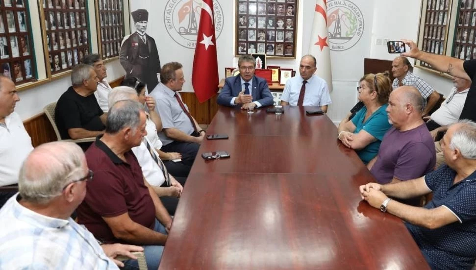 Üstel’den Şehit Aileleri Derneği’ne ziyaret: Desteğinizin bizler için anlamı büyüktür