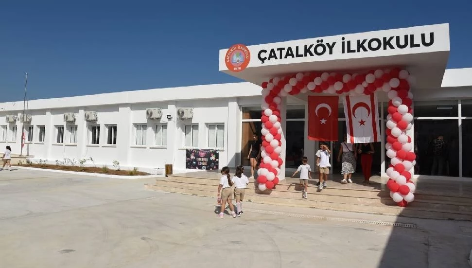 Çatalköy İlkokulu yeni okul binası açıldı
