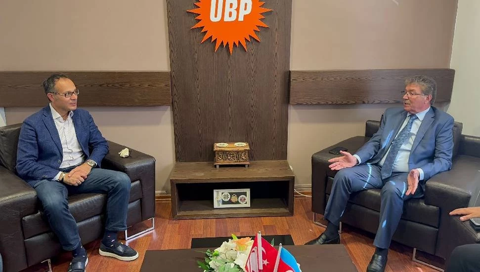 Üstel, Azerbaycan Milletvekili Ramil Hasan’ı kabul etti