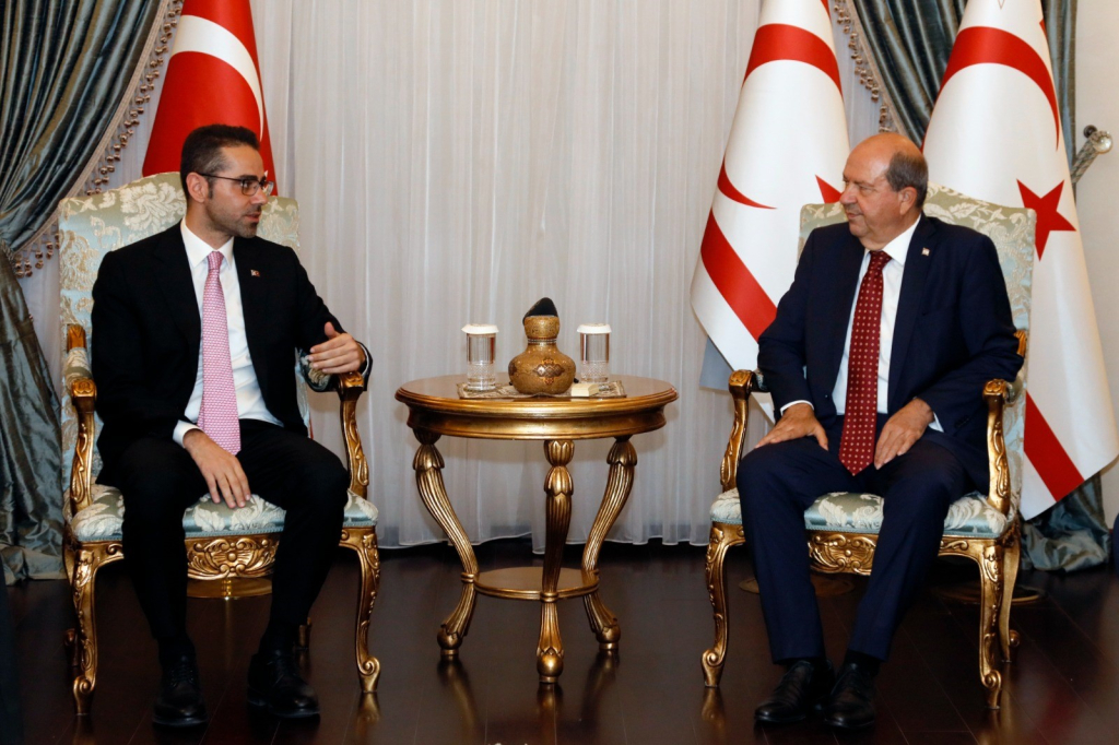 Cumhurbaşkanı Tatar, TC Lefkoşa Büyükelçisi Serim’i ve yeni atanan müşavirleri kabul etti