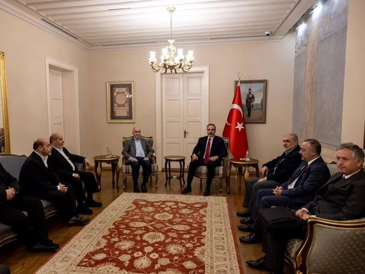 Bakan Fidan, İstanbul’da Hamas heyeti ile görüştü