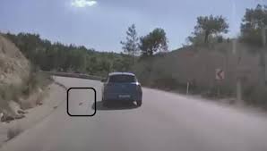 Yola çöp attan sürücüye ceza uygulandı