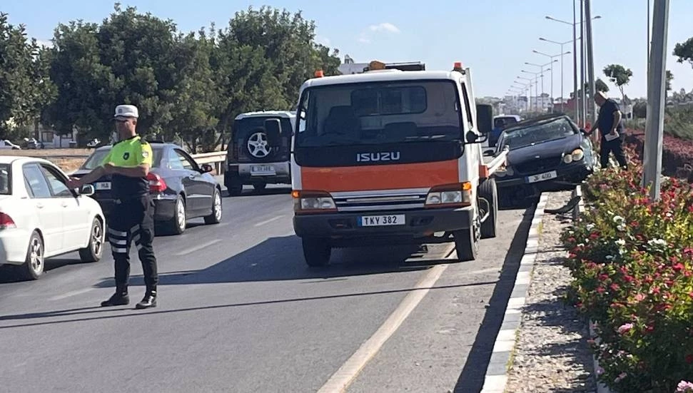 Gönyeli’de kaza