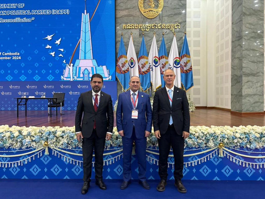 UBP heyeti 12. Uluslararası Asya Siyasi Partiler Konferansı’na katıldı