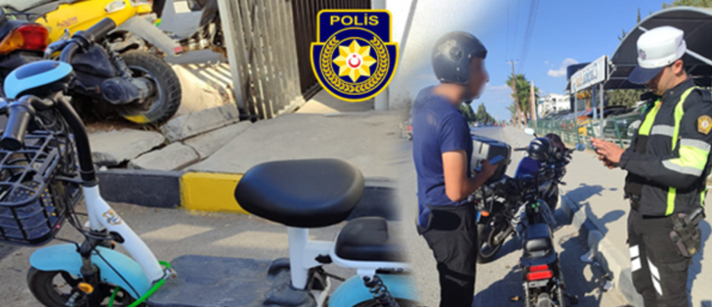 Polis elektrikli scooterlara yönelik denetim yaptı…