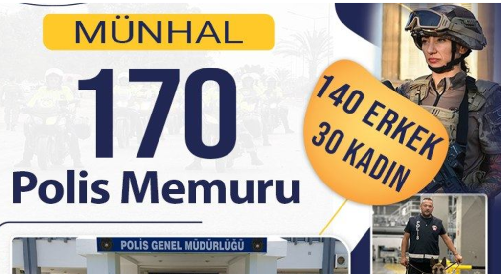 170 polis memuru istihdam edilecek
