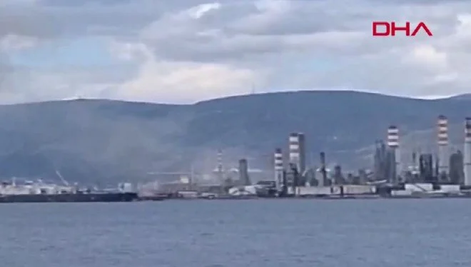 İzmit’te TÜPRAŞ’ta patlama
