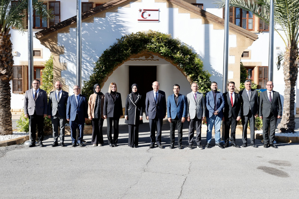 Cumhurbaşkanı Tatar, TEKNOFEST 2025 hazırlıkları dolayısıyla KKTC’de bulunan heyeti kabul etti