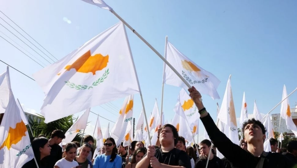 KKTC’nin 41. kuruluş yıl dönümü Güney Kıbrıs’ta protesto edildi