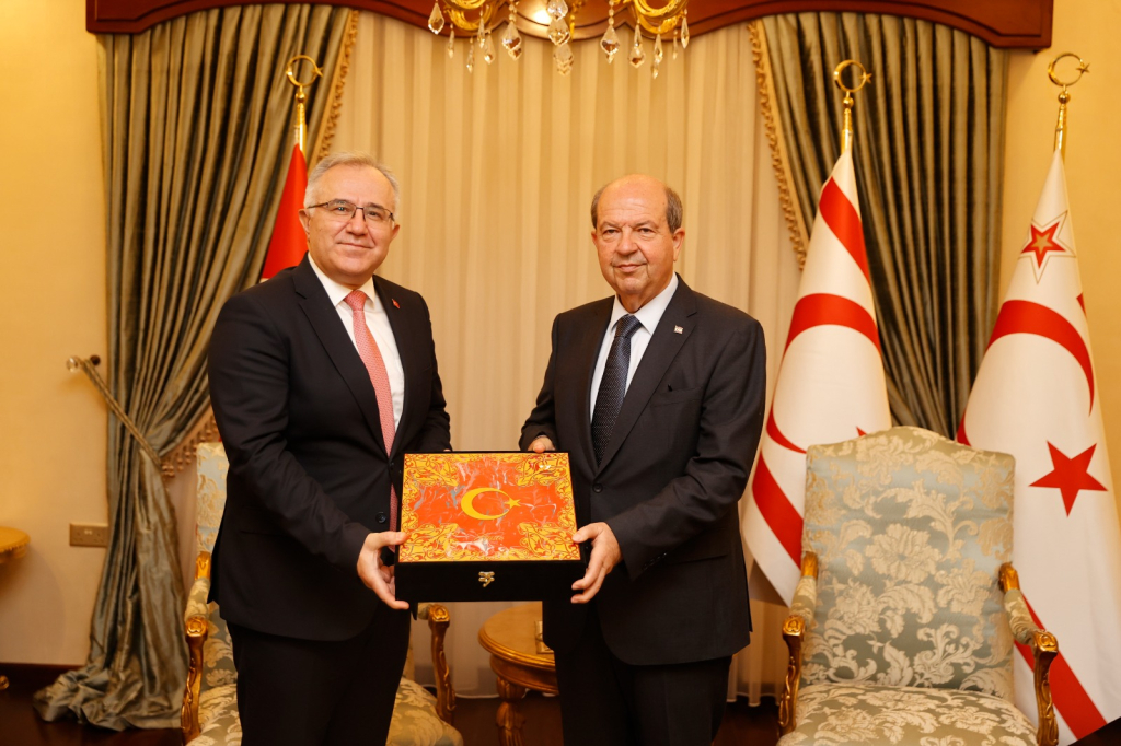 Cumhurbaşkanı Ersin Tatar, Hacettepe Üniversitesi heyetini kabul etti