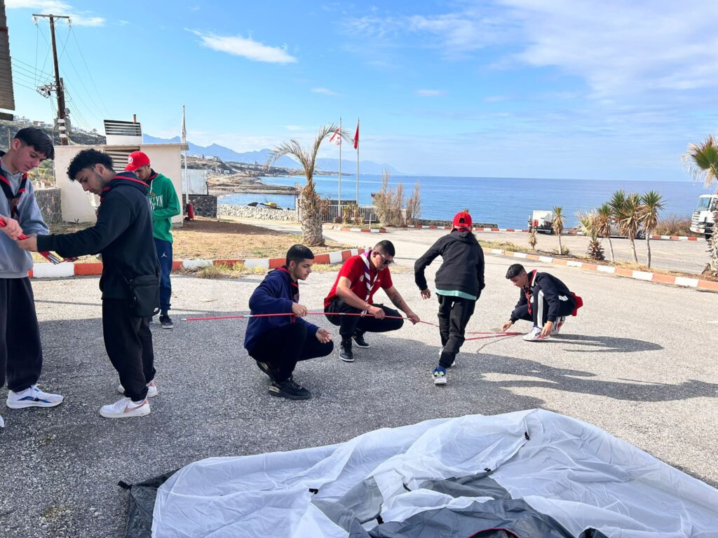 Kıbrıs Türk İzcilik Federasyonu “Ergin İzci Kışa Merhaba Kampı” düzenledi