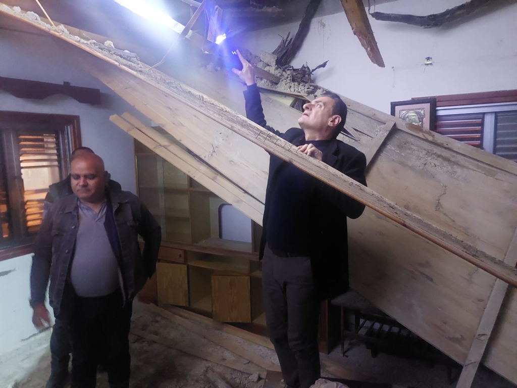 İçişleri Bakanı Oğuz, Karpaz’daki hasarları yerinde inceledi
