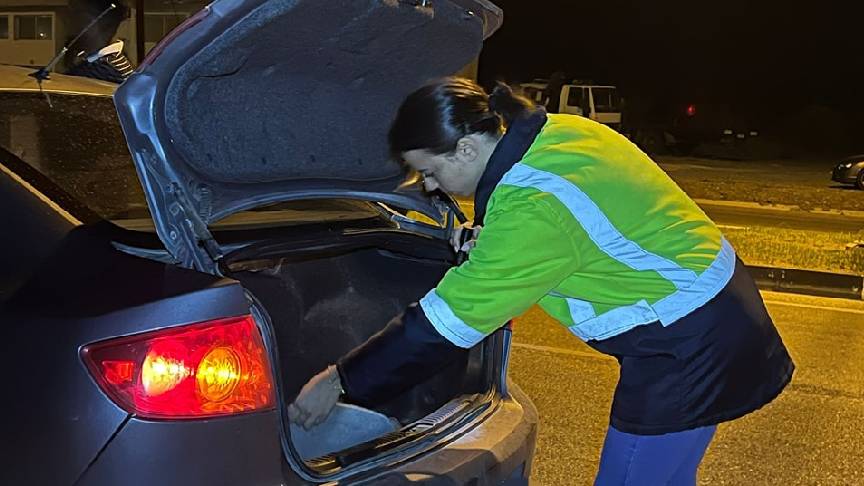 Trafik denetimlerinde 340 sürücü rapor edildi