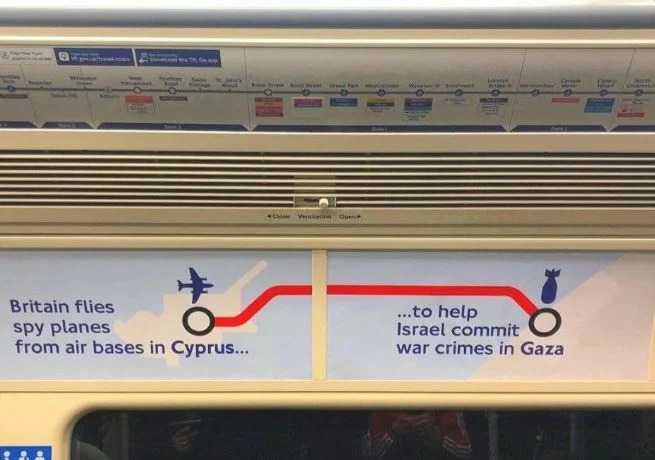 Londra Metrosu’nda İngiliz Yönetimi’ne Kıbrıs eleştirisi!
