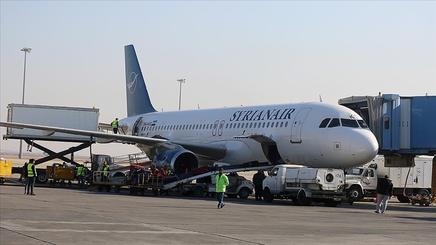 Esed rejiminin yıkılmasından sonra Şam Havalimanı’ndan ilk dış hat uçağı havalandı