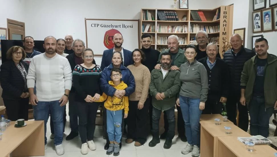 CTP Güzelyurt İlçesi Kalkanlı Ocak Kongresi’nde başkan Okan Ceylangüden oldu!