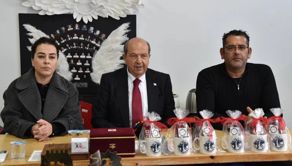 Cumhurbaşkanı Tatar, Şampiyon Melekleri Yaşatma Derneği’ni ziyaret etti!