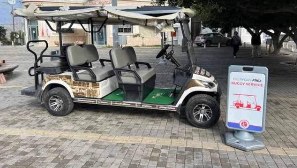 Girne Belediyesi’nden Antik Liman’a ücretsiz buggy servisi!