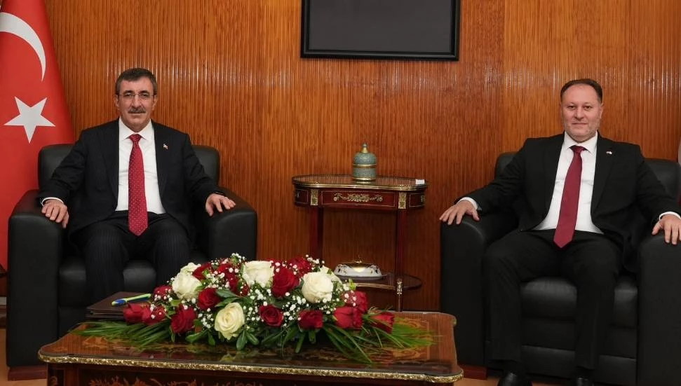 Ziya Öztürkler ile Cevdet Yılmaz görüşme gerçekleştirdi