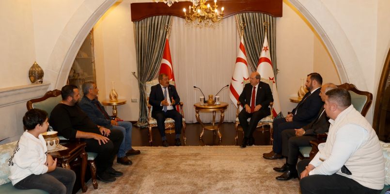 Cumhurbaşkanı Ersin Tatar, Seracılar Birliği Başkanını ve Yönetim Kurulunu kabul etti!