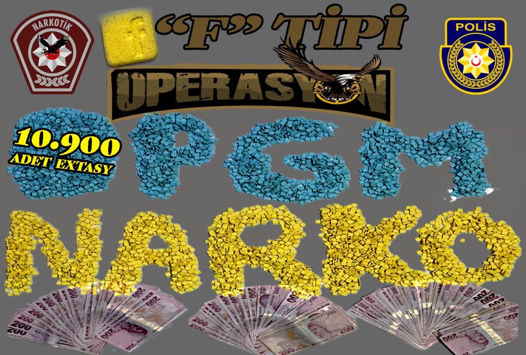 10 bin 900 adet ekstazi hap ile metamfetamin ele geçirildi!