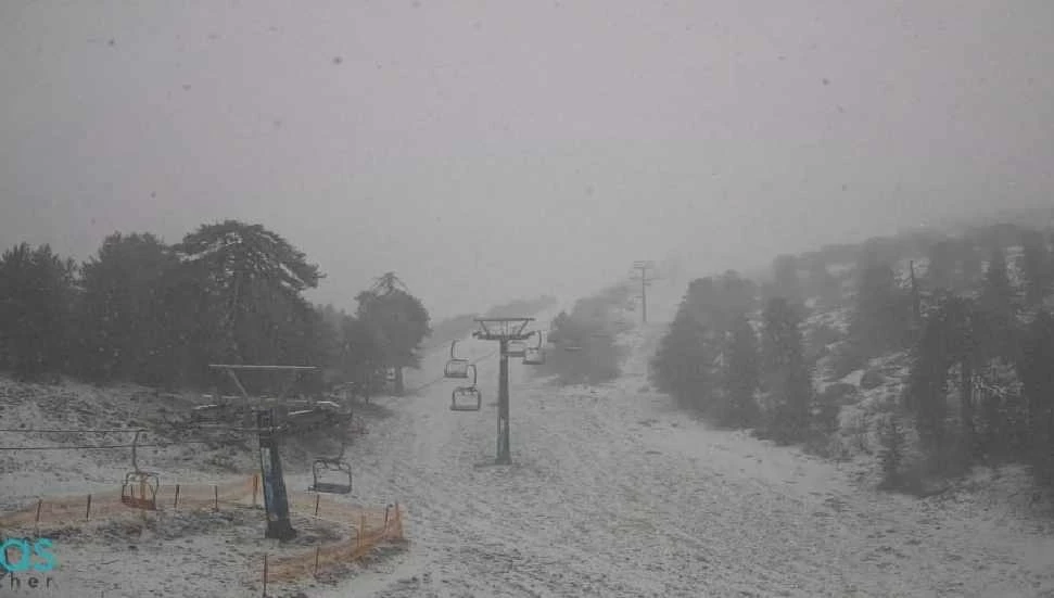 Trodos yeniden beyaza büründü!