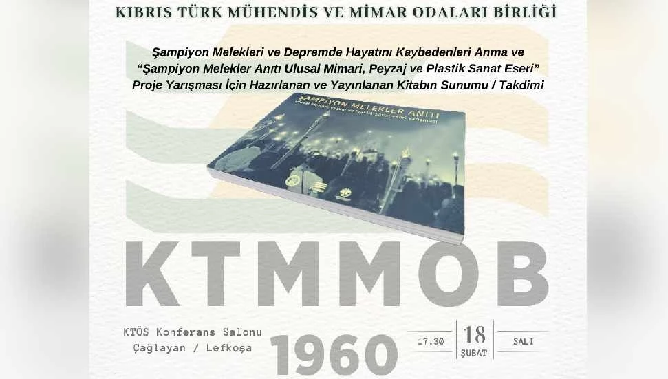 Şampiyon Melekleri Anma ve Anıt Proje Yarışması kitapçığının tanıtım etkinliği düzenleniyor