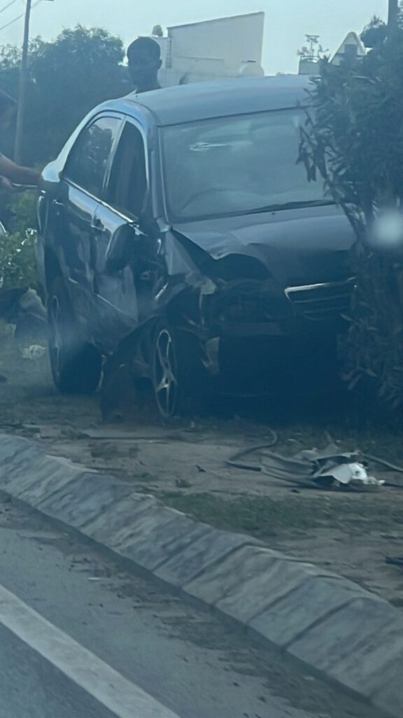 Lefkoşa’da korkutan kaza!