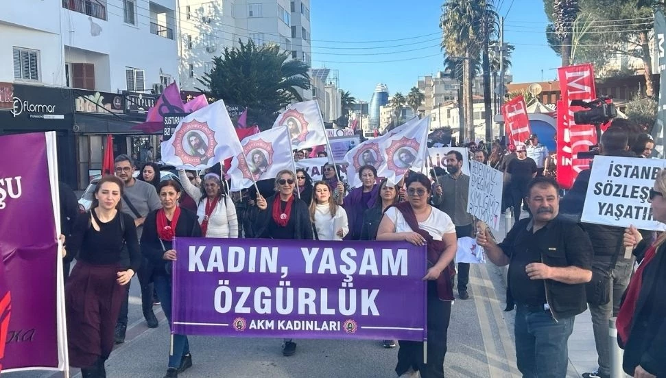 8 Mart Dünya Emekçi Kadınlar Günü’nde “Sömürüye Karşı İnatla, Barışa Doğru Umutla” eylemi
