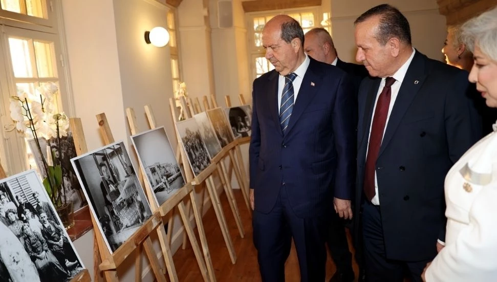“Kıbrıs Mücadele Tarihinde Kadınlarımız Fotoğraf Sergisi”nin açılışını gerçekleştirdi”