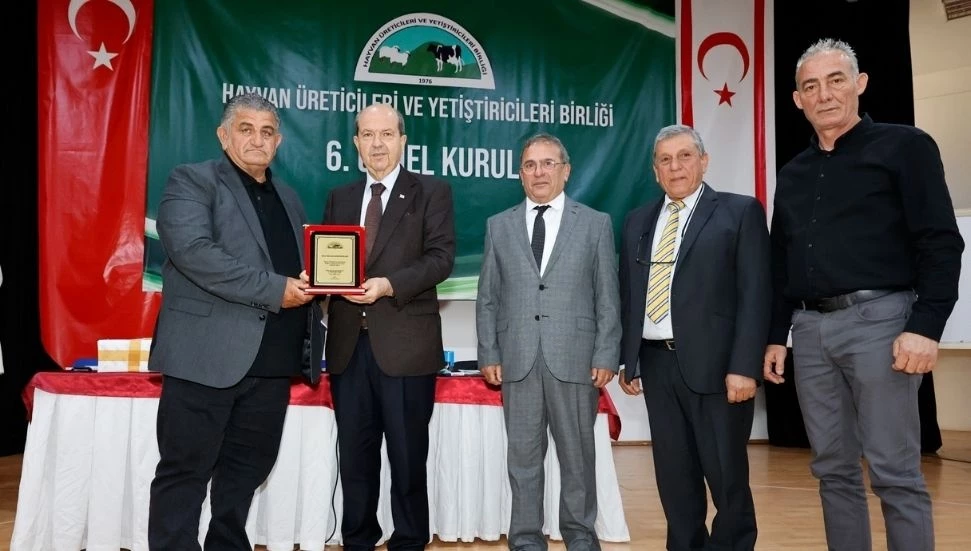 Ersin Tatar, Hayvan Üreticileri ve Yetiştiricileri Birliği’nin 6. Genel Kurulu’na katıldı