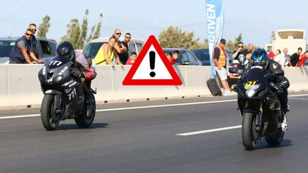 Geçitkale-Dörtyol anayolu, motosiklet yarışı nedeniyle pazar günü kapatılacak
