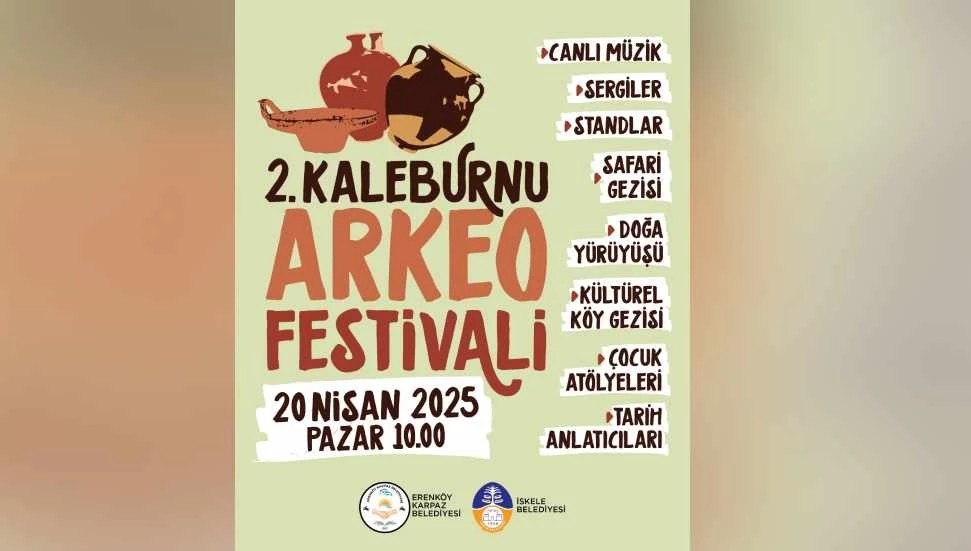 2.Kaleburnu Arkeo Festivali pazar günü yapılıyor