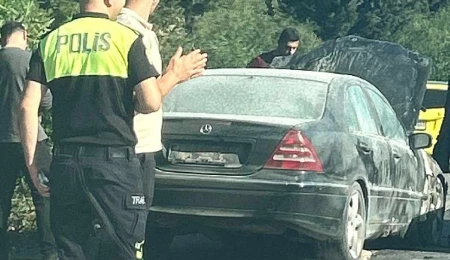 Ciklos’ta araç yangını