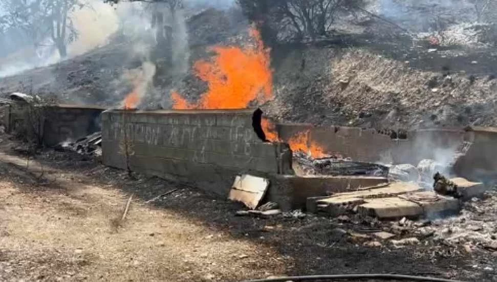 Yamaçköy’de orman yangını: Müdahale sürüyor