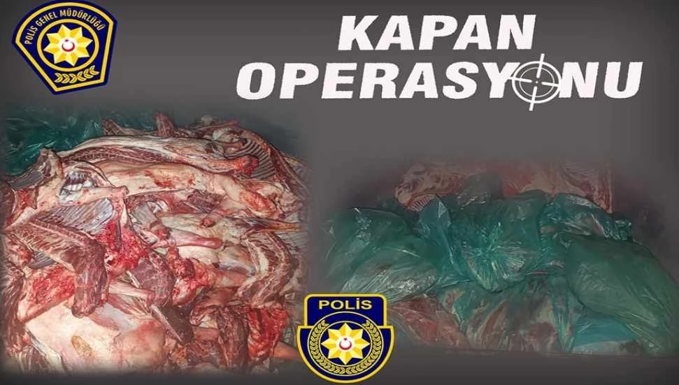 5 ton kaçak et ele geçirildi!