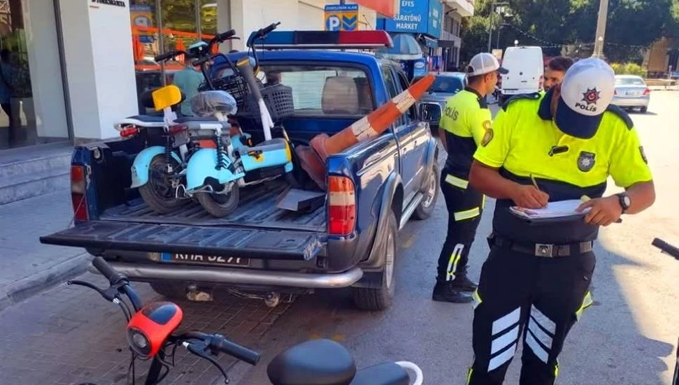 38 scooter trafikten men edildi!