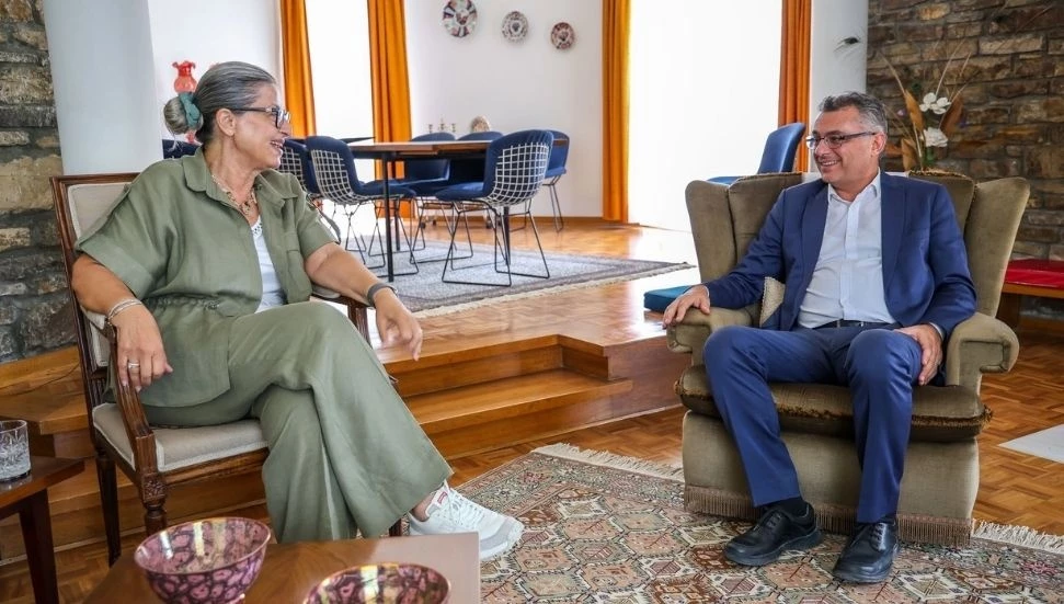 Dikkat çeken ziyaret! Erhürman, Şefik ile görüştü