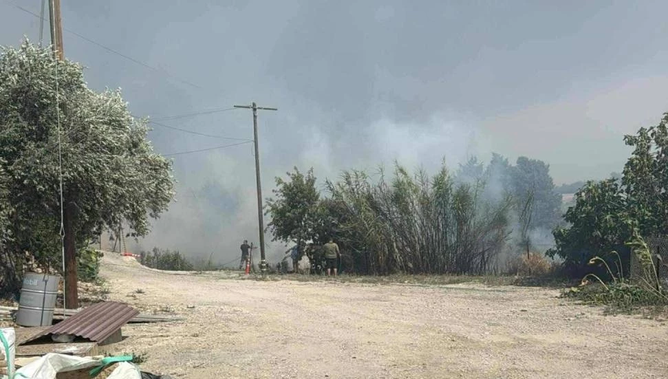 Limasol’un dağlık bölgesinde hızla yayılan yangın Vuni ve Potami’ye doğru ilerliyor
