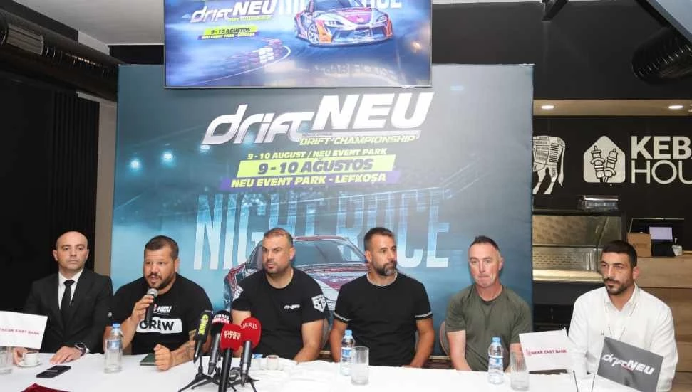 Kıbrıs Drift Şampiyonası’nda uluslararası rüzgar rekor katılım ve dünyaca ünlü isimler