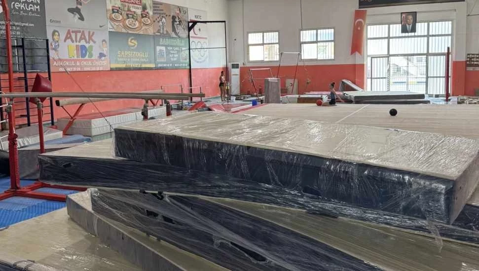 Cimnastik Federasyonu’ndan Türkiye Cimnastik Federasyonu’na malzeme teşekkürü