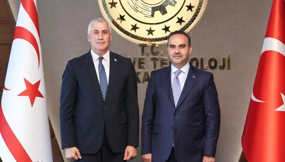 Türkiye Sanayi ve Teknoloji Bakanı Mehmet Fatih Kacır, Olgun Amcaoğlu ile görüştü