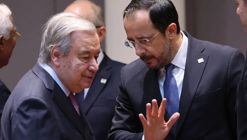 Hristodulidis, Guterres’in açıklamalarından memnun: Hedef müzakerelerin yeniden başlaması!