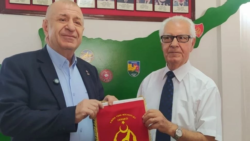 Özdağ’dan Kıbrıs TMT Mücahitler Derneği’ne ziyaret: Kıbrıs’ta iki devletli çözümü destekliyoruz!